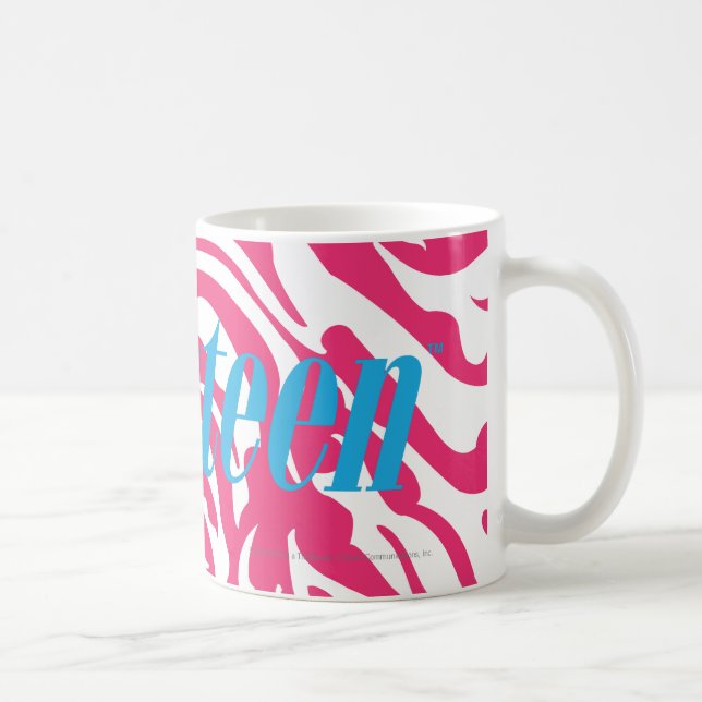 Zebra Magenta Coffee Mug (Right)