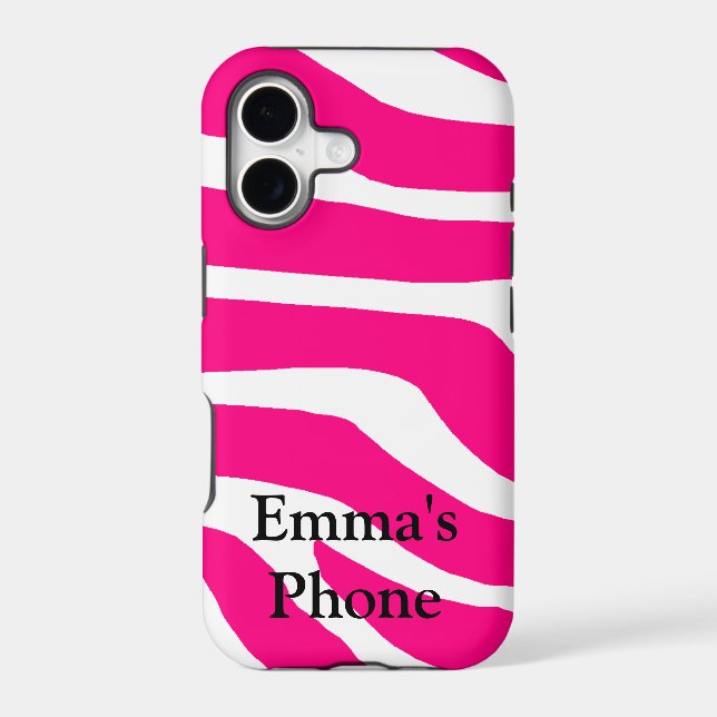 Zebra Monogrammed Name (Back)