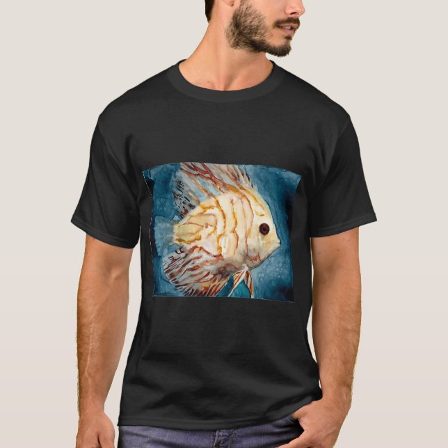 Zebra Moray Eel Marketable Fish T-Shirt (Front)