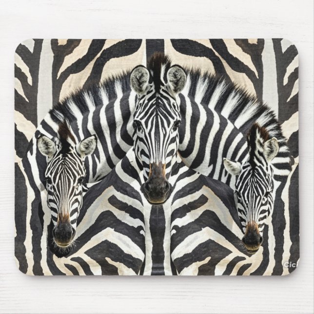Zebra Mouse Mat (Front)