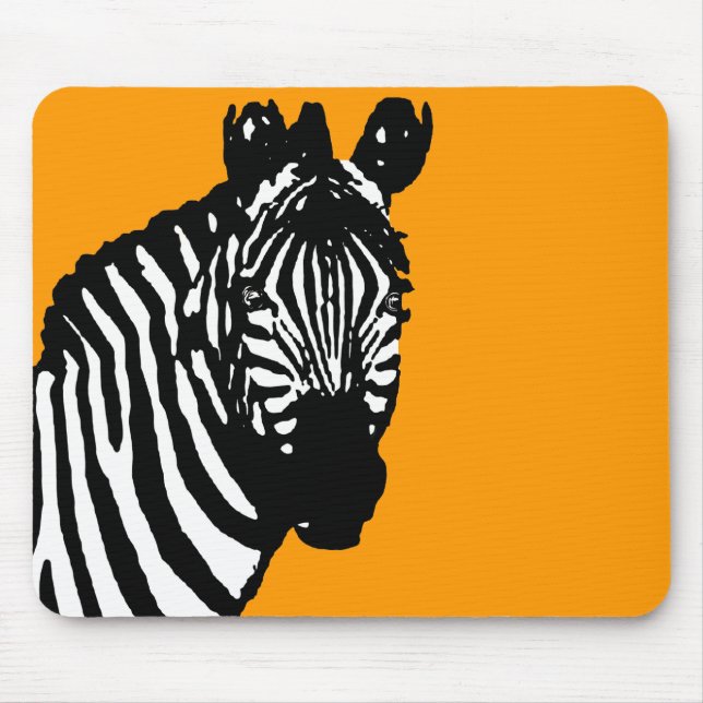 zebra. mouse pad (Front)