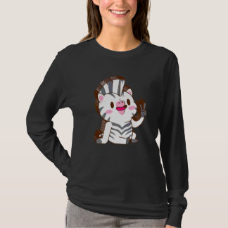 Zebra Multilayer Peace Relaxed Cute Aesthetic T-Shirt