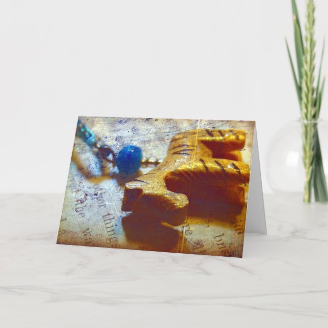 Zebra Necklace Card (Front)