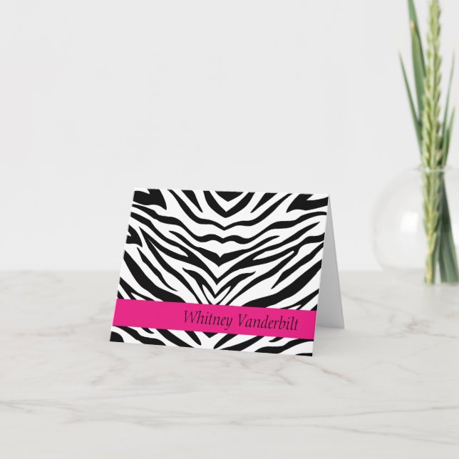 Zebra Note Cards (Front)