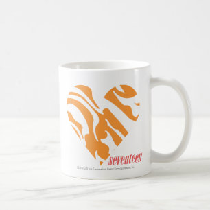 Zebra Orange 2 Coffee Mug