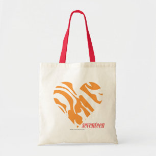 Zebra Orange 2 Tote Bag