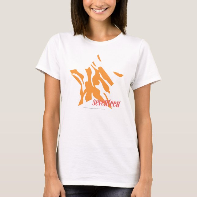 Zebra Orange 3 T-Shirt (Front)
