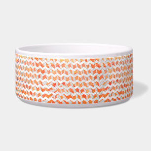Zebra Orange and White Print