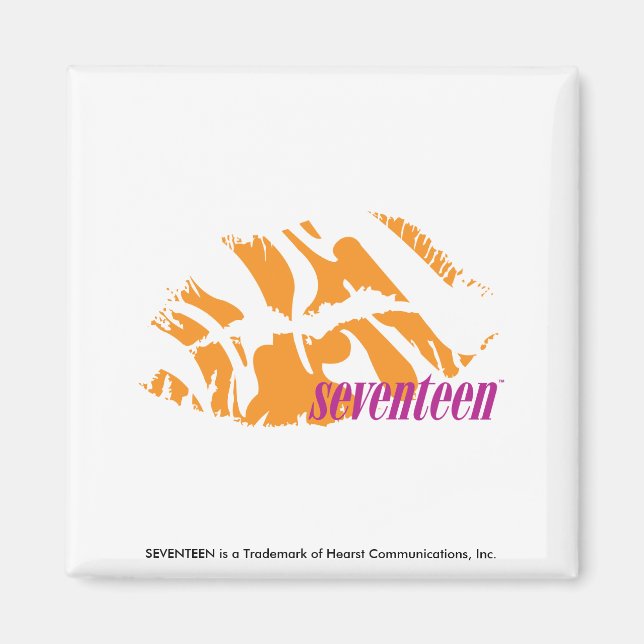 Zebra Orange Magnet (Front)