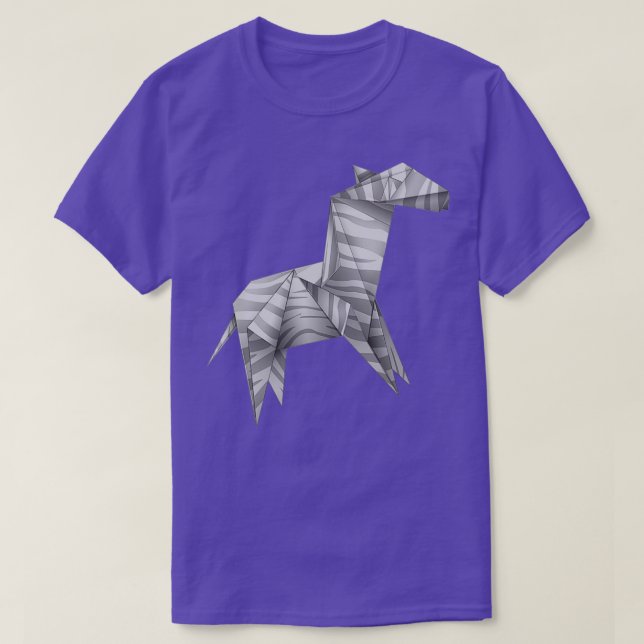 zebra origami 1 T-Shirt (Design Front)