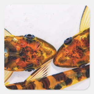 Zebra Oto Otocinclus catfish fish Sticker