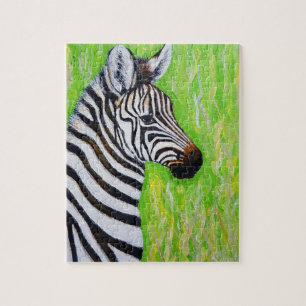 Zebra Painting  Jigsaw Puzzle
