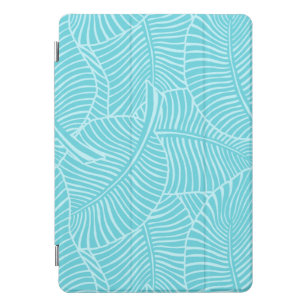 Zebra Palm Hawaiian Tropical - Aqua iPad Pro Cover