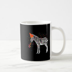 Zebra Partying Animals Having A Party Coffee Mug
