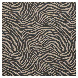 Zebra Pattern Animal Print Fabric by the Yard