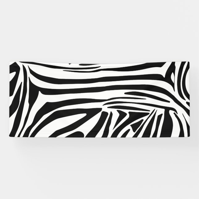 Zebra pattern banner (Horizontal)