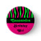 Zebra pattern birthday name