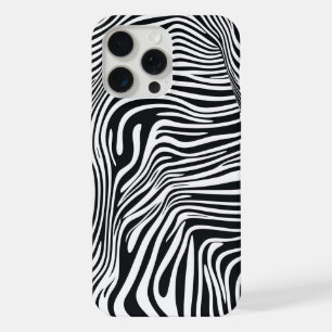Zebra pattern black and white 🦓 iPhone 15 pro max case