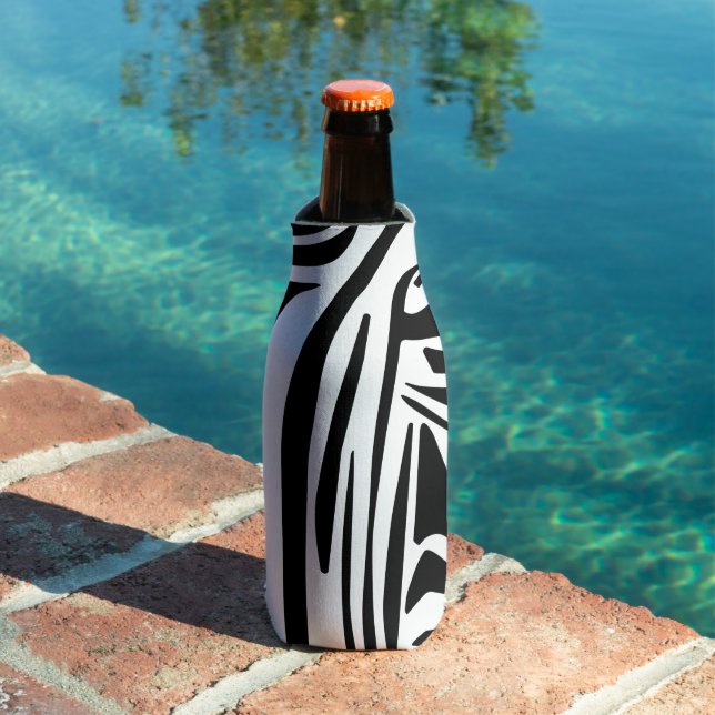 Zebra pattern bottle cooler (In Situ Pool)