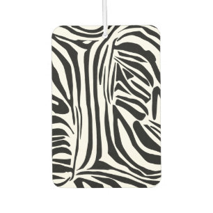 Zebra pattern car air freshener