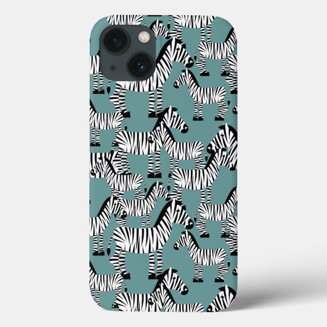 Zebra Pattern Case-Mate iPhone Case (Back)