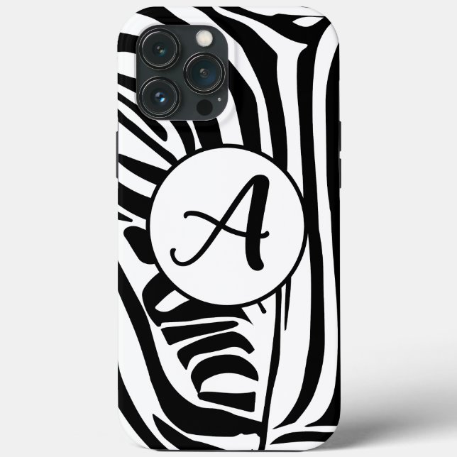 Zebra Pattern Case-Mate iPhone Case (Back)