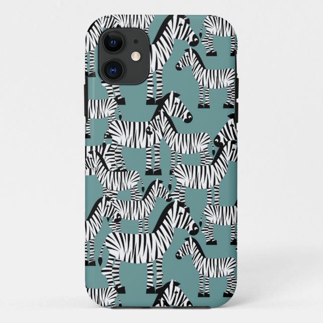 Zebra Pattern Case-Mate iPhone Case (Back)