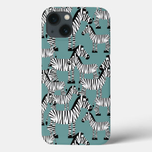 Zebra Pattern iPhone 13 Case