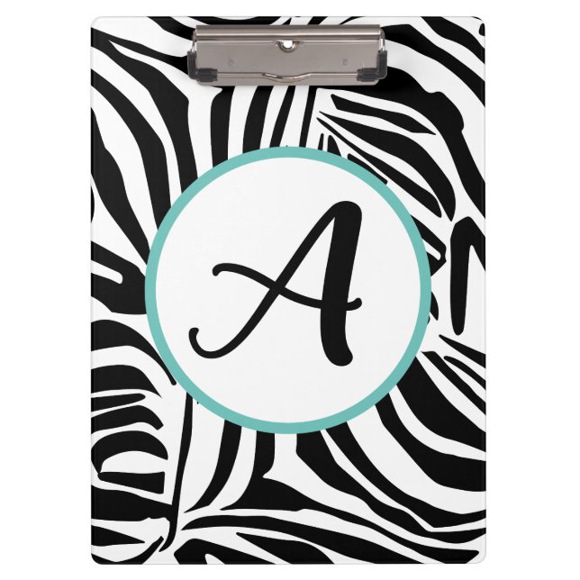 Zebra Pattern Clipboard (Front)
