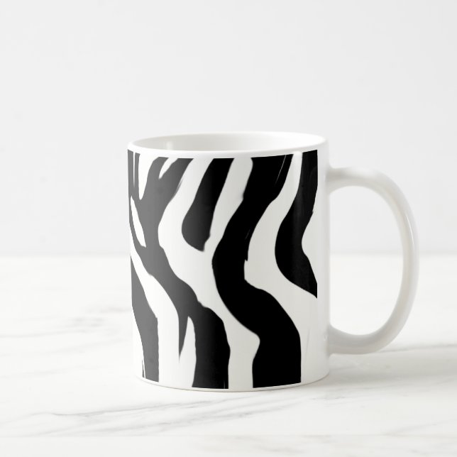 zebra-pattern coffee mug (Right)