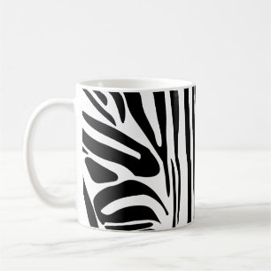 Zebra pattern coffee mug