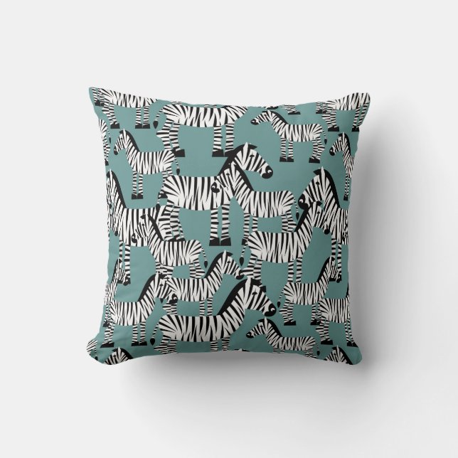 Zebra Pattern Cushion (Front)
