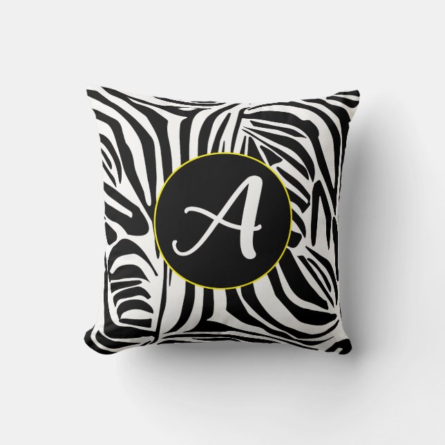 Zebra Pattern Cushion (Front)