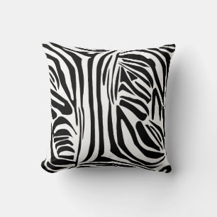 Zebra pattern cushion