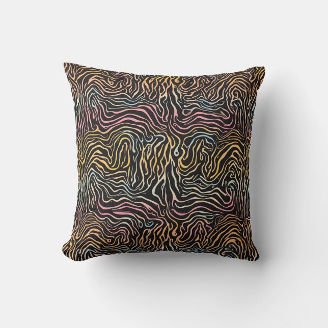 Zebra pattern cushion (Front)