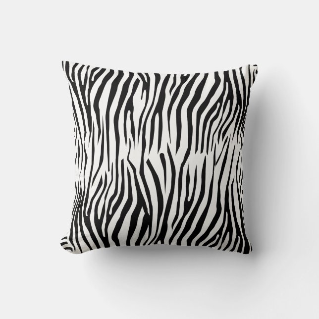 Zebra Pattern Cushion (Front)