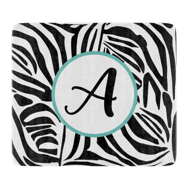 Zebra Pattern Cutting Board (Front)