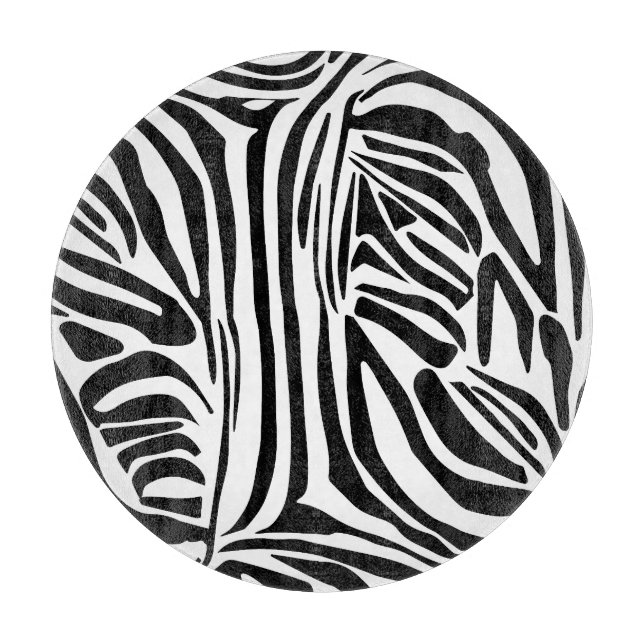 Zebra pattern cutting board (Front)