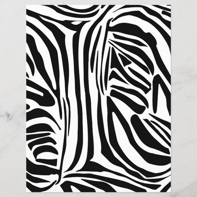 Zebra pattern flyer (Front)