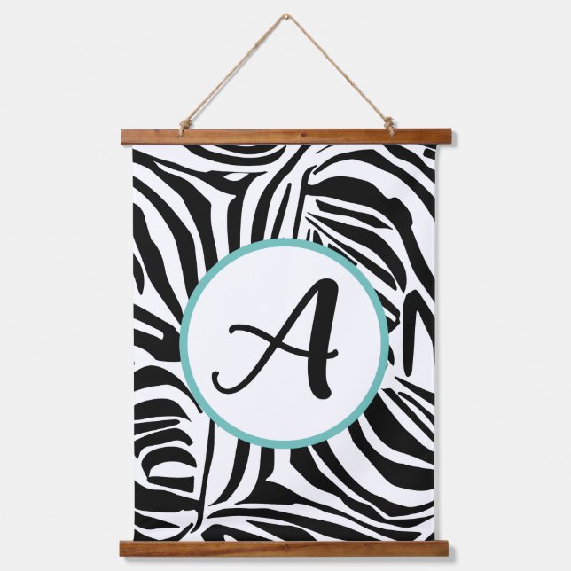 Zebra Pattern Hanging Tapestry (Front)