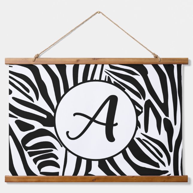 Zebra Pattern Hanging Tapestry (Front)