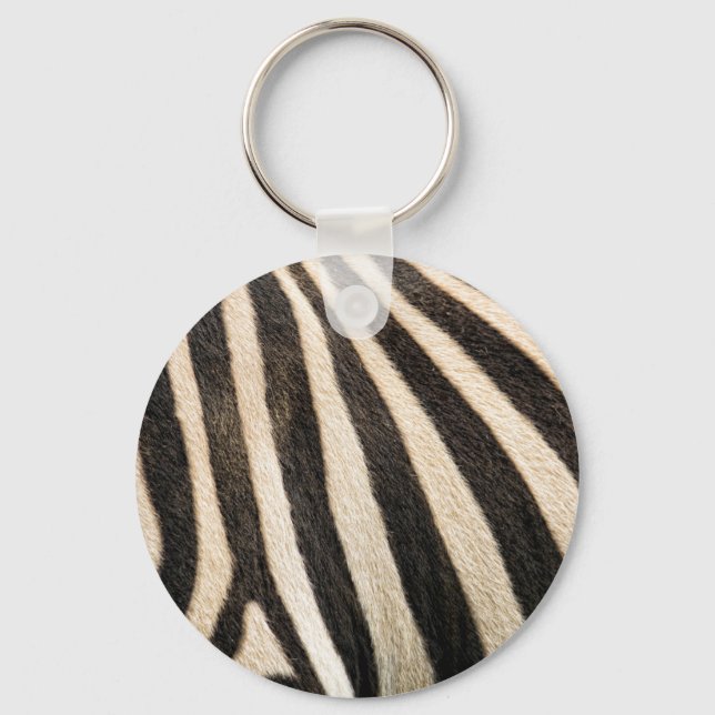 Zebra pattern key ring (Front)