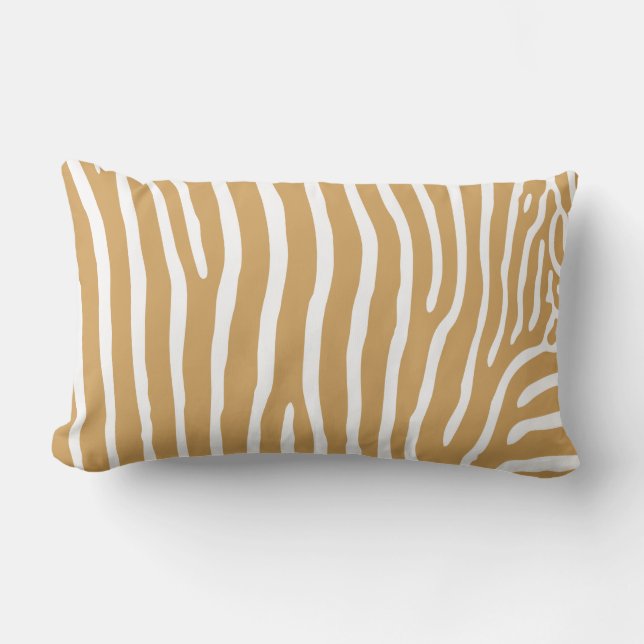Zebra Pattern Lumbar Cushion (Front)