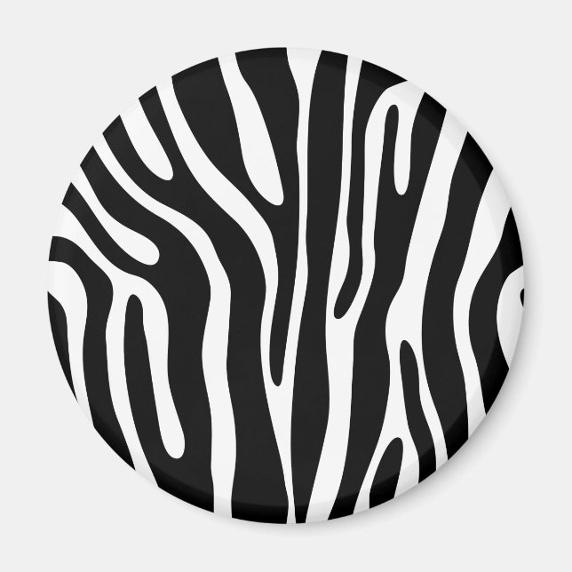Zebra Pattern Magnet (Front)