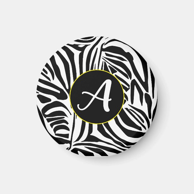 Zebra Pattern Magnet (Front)