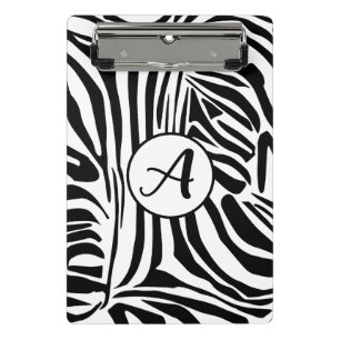 Zebra Pattern Mini Clipboard