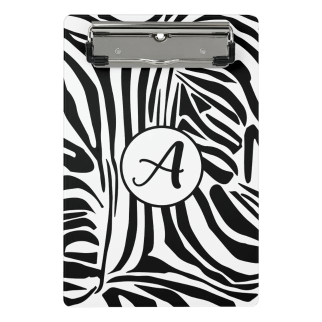 Zebra Pattern Mini Clipboard (Front)