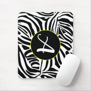 Zebra Pattern Mouse Pad