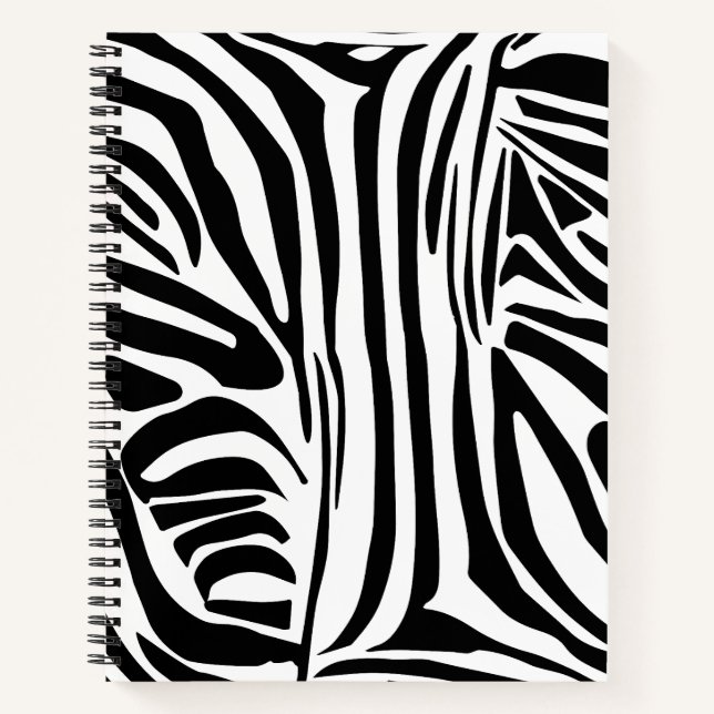 Zebra pattern notebook (Front)