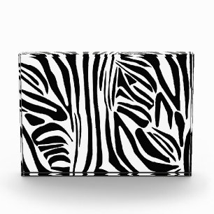 Zebra pattern photo block